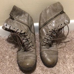 Steve Madden Troop Leather Boots